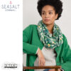 Z7.43 Seasalt Cornwall Pretty Circle Scarf Woodland garlic Chalk - Afbeelding 4