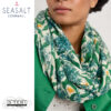 Z7.43 Seasalt Cornwall Pretty Circle Scarf Woodland garlic Chalk - Afbeelding 5