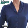 W31.14 Lalamour IRIS BLOUSE LONG SLEEVES  LAWI2437 NAVAL - Afbeelding 4