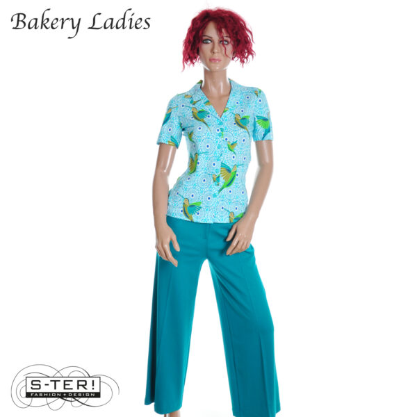 S2.3 Bakery Ladies Blouse PEGGY BL51OCE107 KOLIBRI MENTHOL - Afbeelding 5