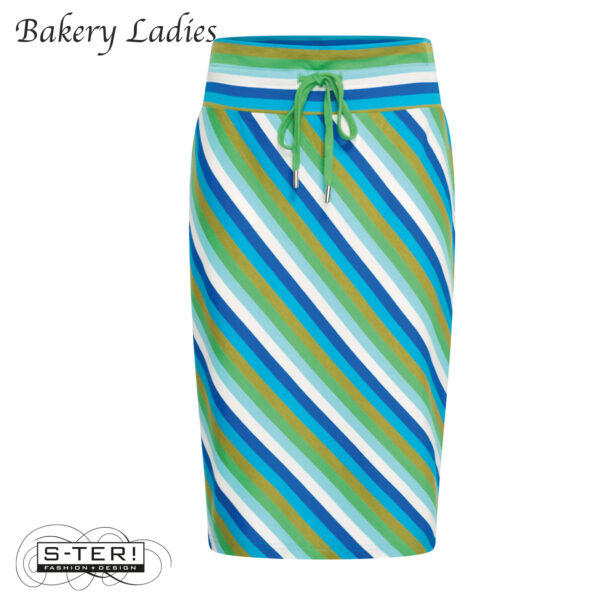 S2.11 Bakery Ladies SKIRT TUBE BL51YDC509 STRIPE MENTHOL - Afbeelding 2