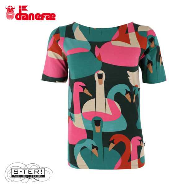 S5.11 danefae DANEBOAT NECK MODAL TEE DEEP FOREST SWANOSCOPE - Afbeelding 3