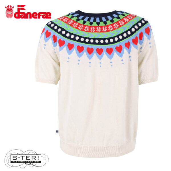 S5.8 DANEFAE danehope cotton knit sweater tee chalk - Afbeelding 3