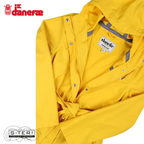 S5.2 DANEFAE danerainlover rain softshell dark yellow - Afbeelding 5