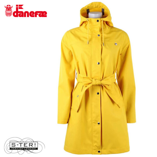 S5.2 DANEFAE danerainlover rain softshell dark yellow - Afbeelding 2