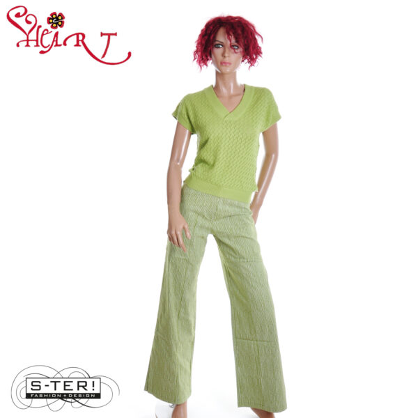 S26.14 HEART triangle trousers HA018  V07 GREEN