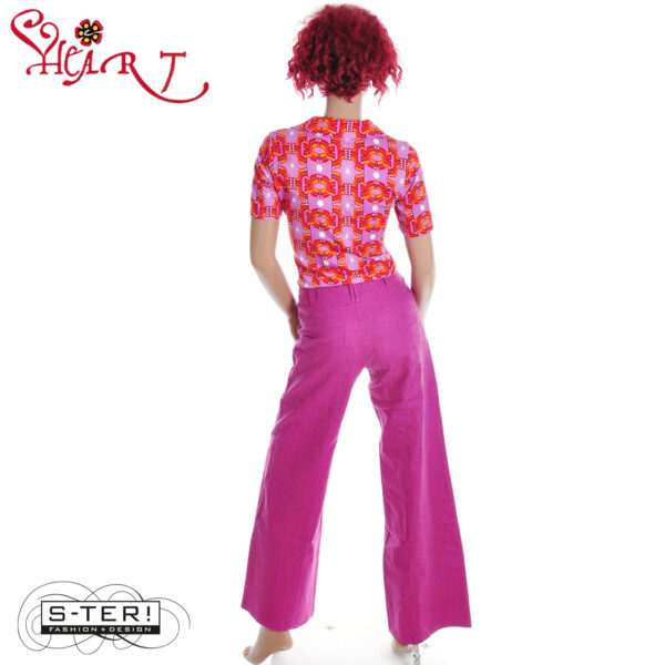 S26.16 HEART triangle trousers HA018 LNS W18 LAVENDEL - Afbeelding 2