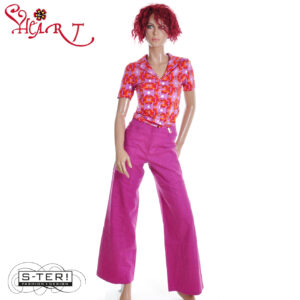 S26.16 HEART triangle trousers HA018 LNS W18 LAVENDEL