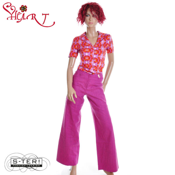 S26.16 HEART triangle trousers HA018 LNS W18 LAVENDEL
