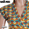 S12.5  Kali-yog MIRA SHIRT PSYCHE BLUE - Afbeelding 3
