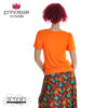 S20.1 PRINCESSE NOMADE IRENE T SHIRT ORANGE 25ET107 - Afbeelding 3