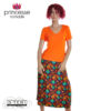 S20.1 PRINCESSE NOMADE IRENE T SHIRT ORANGE 25ET107 - Afbeelding 2