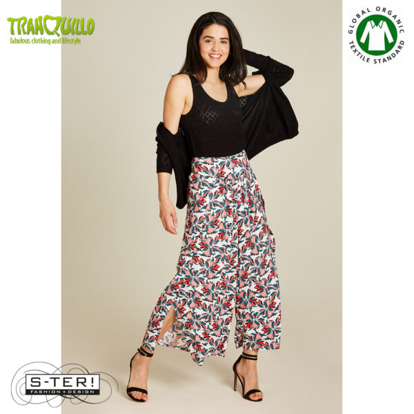 S23.13 Tranquillo  ECOVERO CULOTTE S25G21 COCOA - Afbeelding 3