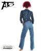 B1.39 Ato Berlin Hose Lilia CO/EL 19/000 BL/GR - Afbeelding 3