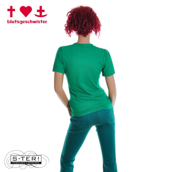 S3.11 blutsgeschwister criss cross coeur 001251-123 01482 little mantis green - Afbeelding 2