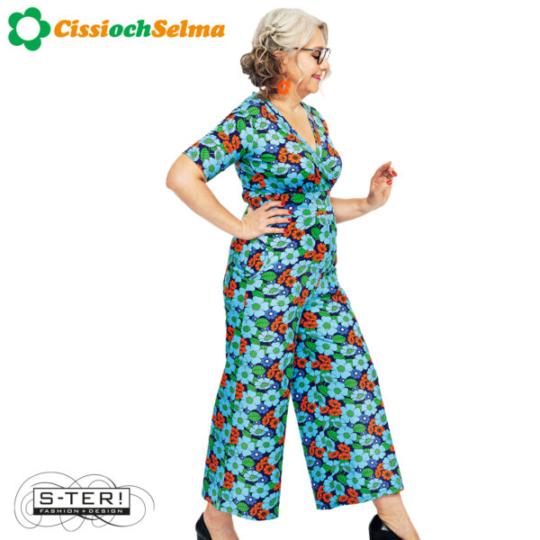 S32.2 Cissi och Selma britta jumpsuit humlesurr blâ - Afbeelding 2