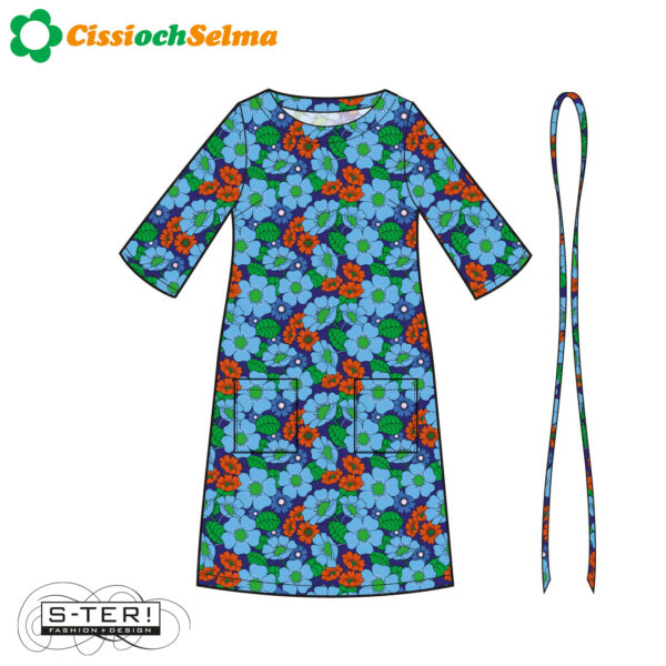 S32.3 Cissi och Selma doris dress humlesurr blâ - Afbeelding 3