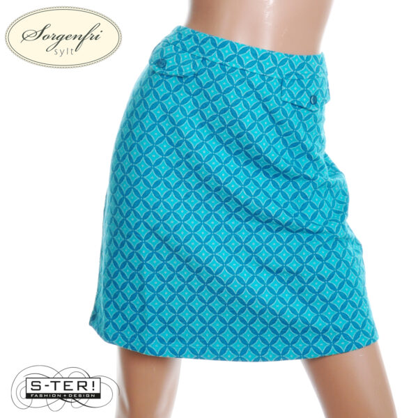 S11.11 LYKKA DU NORD DAIRINE SKIRT 03251-0010 OCEAN - Afbeelding 2
