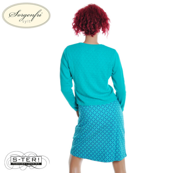 S11.11 LYKKA DU NORD DAIRINE SKIRT 03251-0010 OCEAN - Afbeelding 3