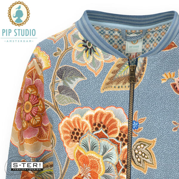 S25.8 pip studio NICOS JACKET MATATA BLUE - Afbeelding 4