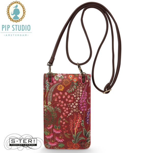 S25.13 Pip Studio Peggy phone bag Querida red - Afbeelding 4