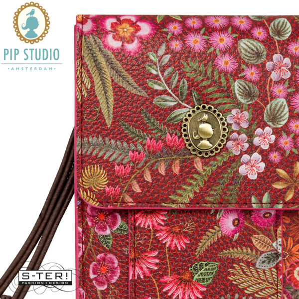 S25.13 Pip Studio Peggy phone bag Querida red - Afbeelding 2