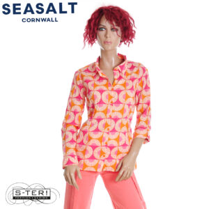 S7.45 Seasalt Cornwall Larissa Shirt sun geo marigold