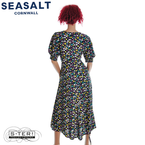 S7.32 Seasalt Cornwall march violet dress spring tulips maritime - Afbeelding 3