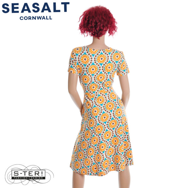 S7.48 Seasalt Cornwall S/S April dress daisy stamp azurite - Afbeelding 2