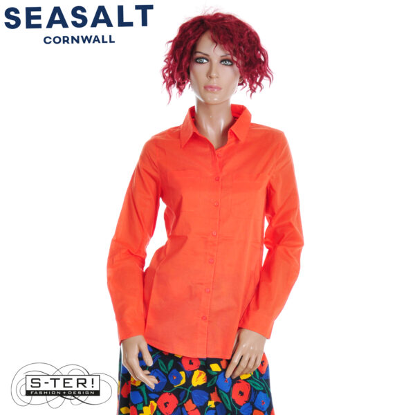 S7.42 Seasalt Cornwall Gwyn shirt sunstone