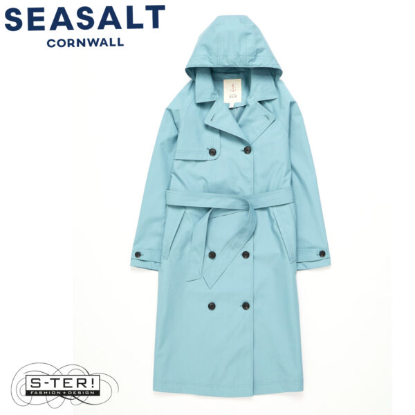 S7.22 Seasalt Cornwall penweathers trench coat hail - Afbeelding 4