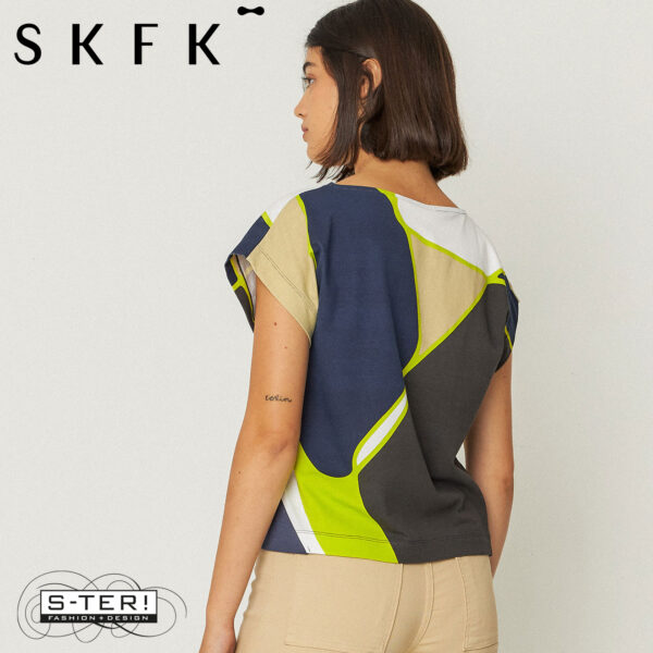 S16.40 SKFK EIDER T-SHIRT STS01098 PATCHES - Afbeelding 3