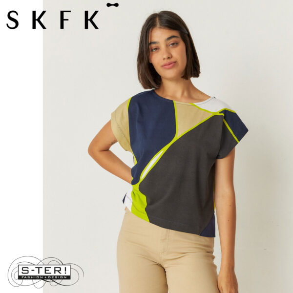 S16.40 SKFK EIDER T-SHIRT STS01098 PATCHES - Afbeelding 2