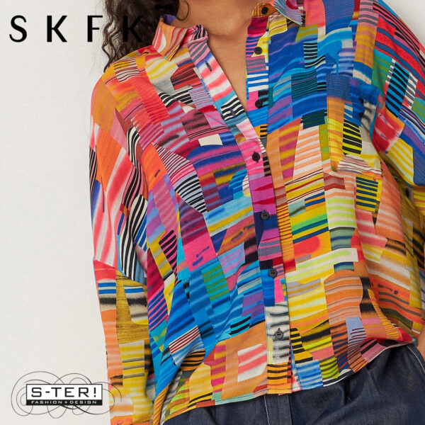 S16.29 SKFK MATTINA SHIRT SSH00579 GREMS - Afbeelding 3