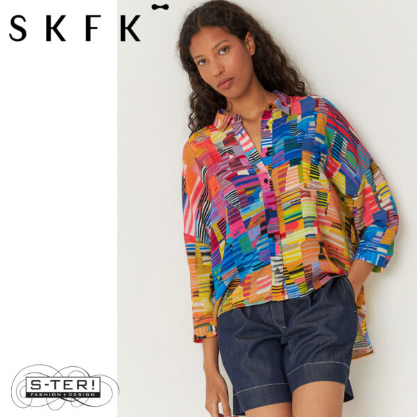 S16.29 SKFK MATTINA SHIRT SSH00579 GREMS - Afbeelding 2