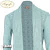 S11.1 SORGENFRI EBBIE CARDIGAN 02251-0100 TURQUOISE - Afbeelding 3