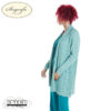 S11.1 SORGENFRI EBBIE CARDIGAN 02251-0100 TURQUOISE - Afbeelding 4