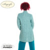 S11.1 SORGENFRI EBBIE CARDIGAN 02251-0100 TURQUOISE - Afbeelding 7