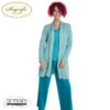 S11.1 SORGENFRI EBBIE CARDIGAN 02251-0100 TURQUOISE - Afbeelding 6