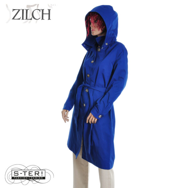 S21.28 Zilch COAT   51POL80.035 ROYAL BLUE - Afbeelding 5