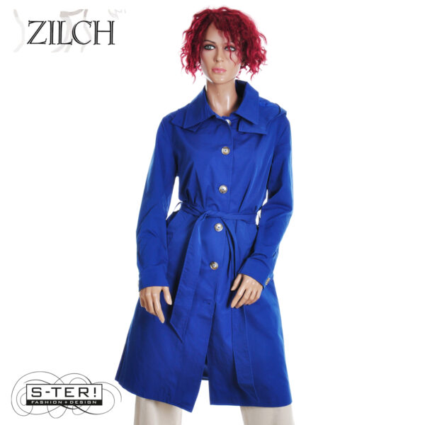 S21.28 Zilch COAT   51POL80.035 ROYAL BLUE