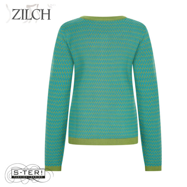 W21.72 Zilch JACKET 42COTJ70.007 TWO TONE TURQUOISE - Afbeelding 3