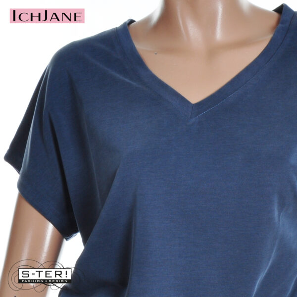 S10.2 Ich Jane T-SHIRT KAREN NAVY MODAL - Afbeelding 3