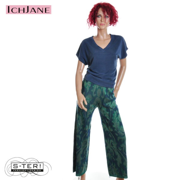S10.2 Ich Jane T-SHIRT KAREN NAVY MODAL - Afbeelding 4