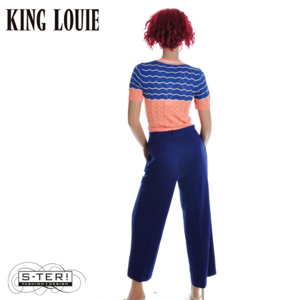 S9.4 King Louie FREDERICA PANTS MILANO UNI BEACON BLUE 09817 - Afbeelding 3