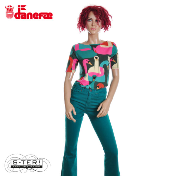 S5.11 danefae DANEBOAT NECK MODAL TEE DEEP FOREST SWANOSCOPE - Afbeelding 7