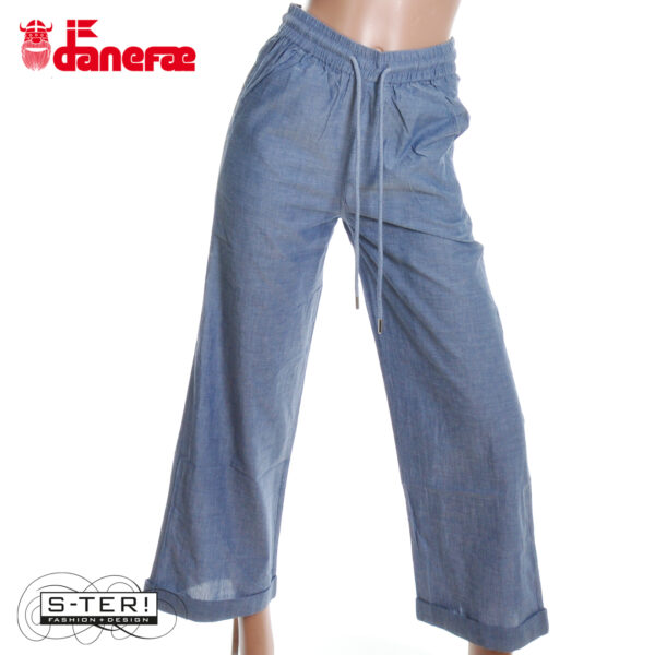 S5.4 DANEFAE DANENYNNE CHAMBREY PANTS LIGHT CHAMBREY - Afbeelding 7
