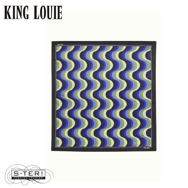 S9.30 King Louie scarf satin jiggy DARK CITRON