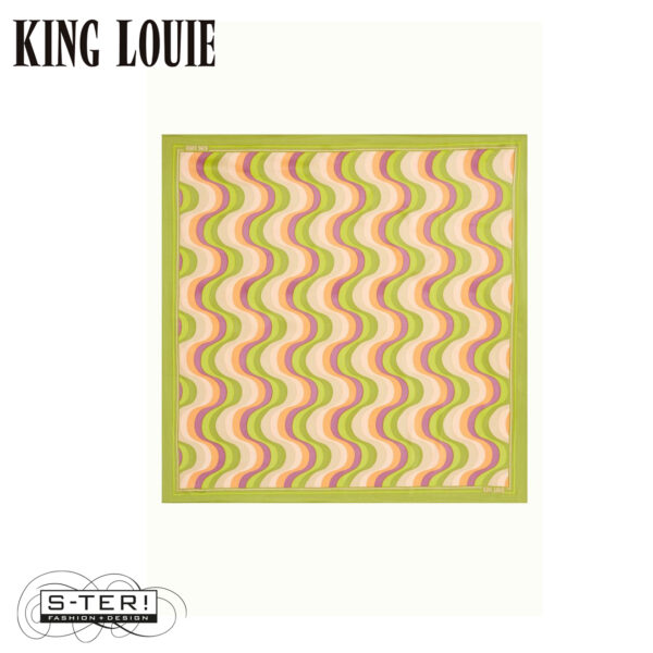 S9.30 King Louie scarf satin jiggy DARK CITRON - Afbeelding 4