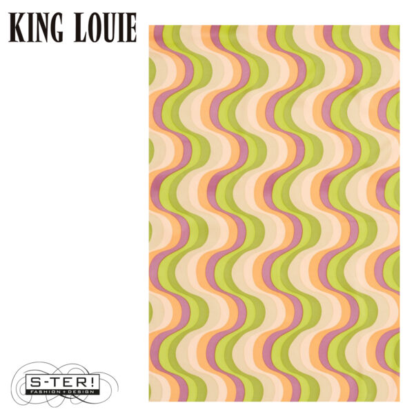 S9.30 King Louie scarf satin jiggy DARK CITRON - Afbeelding 5